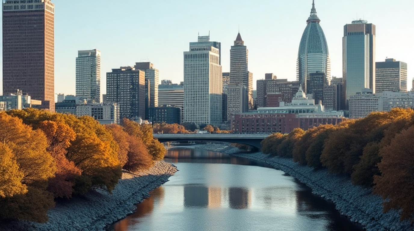 The Charles River and Boston skyline in natural daylight.