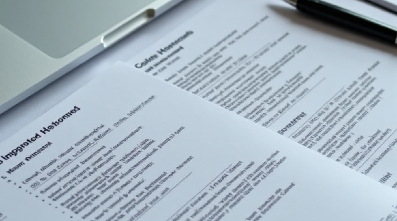 Two job offer letters beside a laptop, calculator, and notebook on a desk, presented in a clean editorial style.